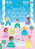 Błyszczące księżniczki z naklejkami - Sparkly Princesses Sticker Book