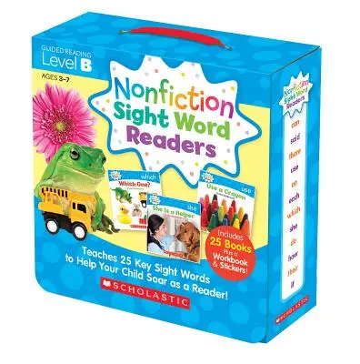 Nonfiction Sight Word Readers: Guided Reading Level B (Parent Pack): Uczy 25 kluczowych słów, aby pomóc dziecku wznieść się jako czytelnik! - Nonfiction Sight Word Readers: Guided Reading Level B (Parent Pack): Teaches 25 Key Sight Words to Help Your Child Soar as a Reader!