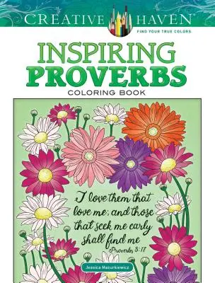 Kolorowanka Creative Haven Inspirujące przysłowia - Creative Haven Inspiring Proverbs Coloring Book