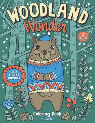 Woodland Wonder: Przytulna kolorowanka ze zwierzętami leśnymi - Woodland Wonder: Cozy Forest Animals Coloring Book