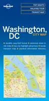 Lonely Planet Waszyngton - mapa miasta 1 - Lonely Planet Washington DC City Map 1