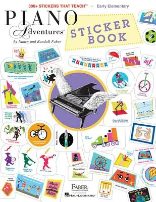 Książka z naklejkami Piano Adventures - Piano Adventures Sticker Book