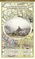 Kolekcja czterech historycznych map Hampshire z lat 1610-1836 - Collection of Four Historic Maps of Hampshire from 1610-1836