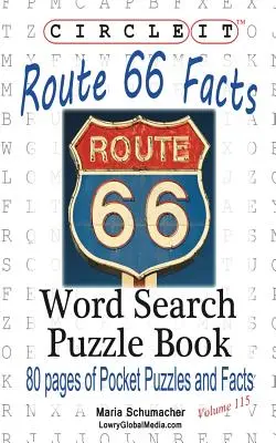 Zakreśl to, Fakty dotyczące amerykańskiej drogi 66, wyszukiwanie słów, książka z łamigłówkami - Circle It, U.S. Route 66 Facts, Word Search, Puzzle Book