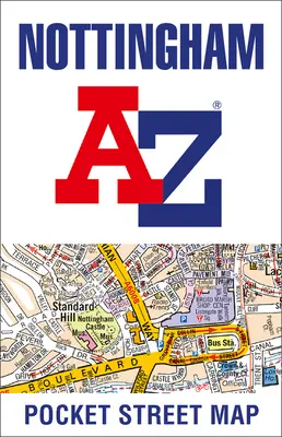 Kieszonkowa mapa ulic Nottingham A-Z - Nottingham A-Z Pocket Street Map