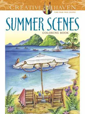 Kolorowanka Creative Haven Sceny letnie - Creative Haven Summer Scenes Coloring Book