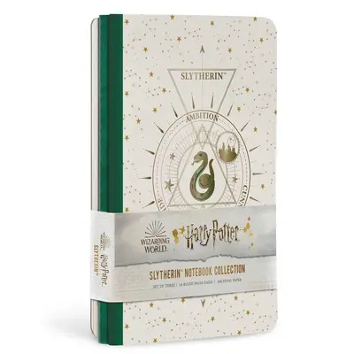 Harry Potter: Kolekcja zeszytów z konstelacją Slytherinu (zestaw 3 sztuk) - Harry Potter: Slytherin Constellation Sewn Notebook Collection (Set of 3)