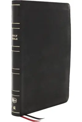 Nkjv, Thinline Reference Bible, prawdziwa skóra, czarna, czerwona litera, indeksowana kciukiem, wygodny druk: Biblia Święta, Nowa Wersja Króla Jakuba - Nkjv, Thinline Reference Bible, Genuine Leather, Black, Red Letter, Thumb Indexed, Comfort Print: Holy Bible, New King James Version