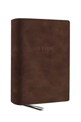 Net, Abide Bible, Leathersoft, brązowy, wygodny druk: Biblia - The Net, Abide Bible, Leathersoft, Brown, Comfort Print: Holy Bible