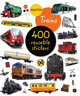 Naklejki przypominające oczy: Pociągi - Eyelike Stickers: Trains