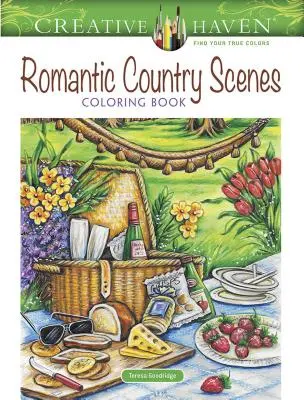 Kolorowanka Creative Haven Romantyczne sceny wiejskie - Creative Haven Romantic Country Scenes Coloring Book