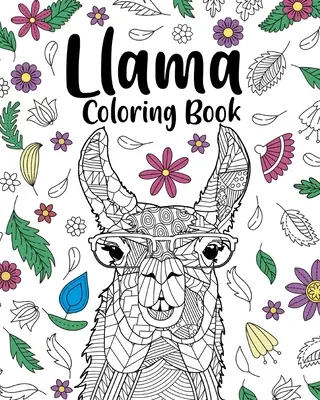 Kolorowanka z lamą - Llama Coloring Book