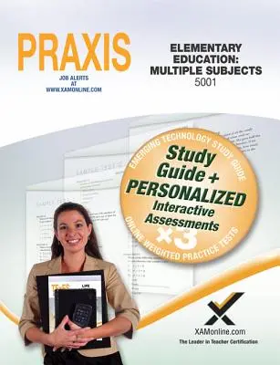 Praxis Elementary Education: Multiple Subjects 5001 Książka i Online - Praxis Elementary Education: Multiple Subjects 5001 Book and Online