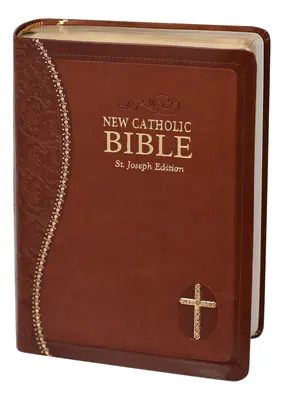 Nowa Biblia Katolicka Med. Dura Lux (brązowa) - New Catholic Bible Med. Print Dura Lux (Brown)