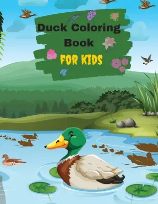 Kolorowanka z kaczkami dla dzieci i maluchów - Ducks Coloring Book For Kids And Toddlers