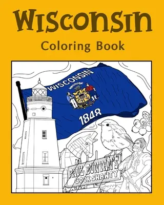 Kolorowanka Wisconsin - Wisconsin Coloring Book