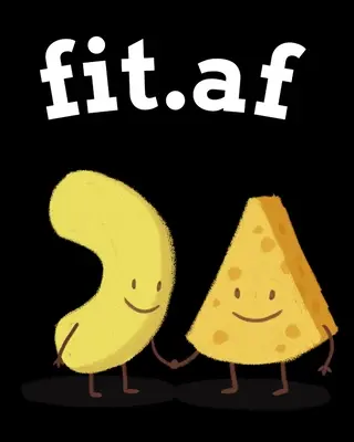 fit.af: Food Journal And Fitness Diary - Gift For Weight Loss - My Fitness Journal - Hardcover Book To Write In Diet Plans For