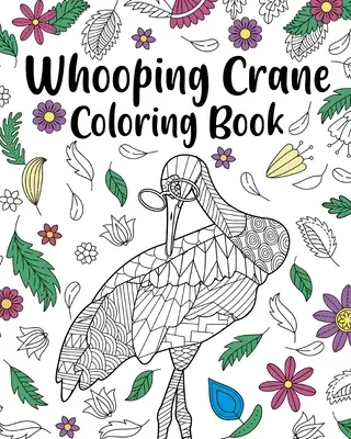 Kolorowanka z żurawiem krzykliwym - Whooping Crane Coloring Book