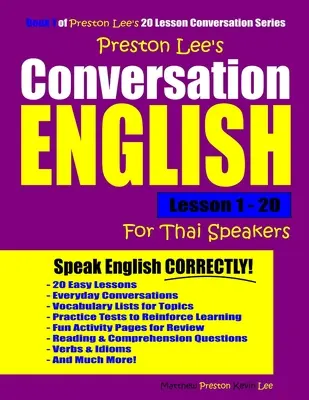Preston Lee's Conversation English For Thai Speakers Lekcja 1 - 20 - Preston Lee's Conversation English For Thai Speakers Lesson 1 - 20