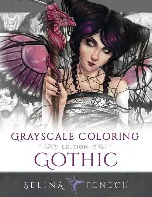 Gothic - kolorowanka w skali szarości - Gothic - Grayscale Edition Coloring Book