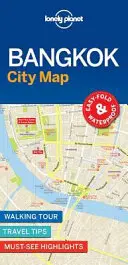 Lonely Planet Bangkok - mapa miasta 1 - Lonely Planet Bangkok City Map 1