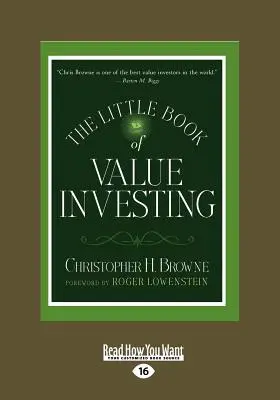 Mała księga inwestowania w wartość (duży druk 16 pkt) - The Little Book of Value Investing (Large Print 16pt)