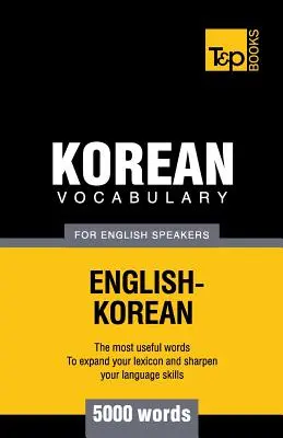 Koreańskie słownictwo dla anglojęzycznych - 5000 słów - Korean vocabulary for English speakers - 5000 words