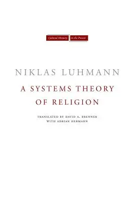 Systemowa teoria religii - A Systems Theory of Religion