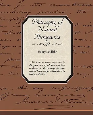 Filozofia naturalnej terapii - Philosophy of Natural Therapeutics