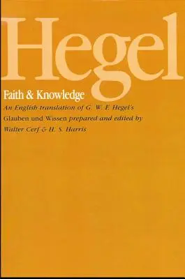 Hegel: Wiara i wiedza - Hegel: Faith and Knowledge