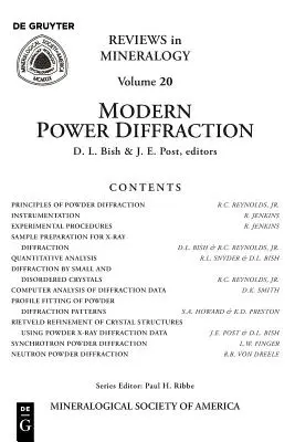 Nowoczesna dyfrakcja proszkowa - Modern Powder Diffraction