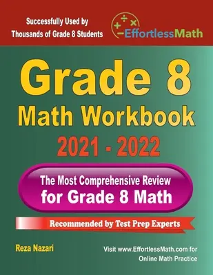 Zeszyt ćwiczeń do matematyki dla klasy 8: Najbardziej kompleksowy przegląd matematyki dla klasy 8 - Grade 8 Math Workbook: The Most Comprehensive Review for Grade 8 Math