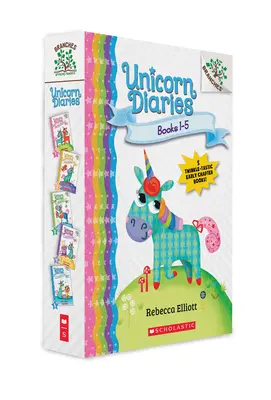 Pamiętniki jednorożca - zestaw książek 1-5 - Unicorn Diaries Boxed Set Books 1-5