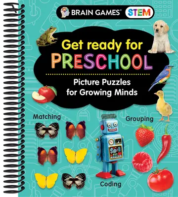 Brain Games Stem - Get Ready for Preschool: Zagadki obrazkowe dla rozwijających się umysłów (zeszyt ćwiczeń) - Brain Games Stem - Get Ready for Preschool: Picture Puzzles for Growing Minds (Workbook)