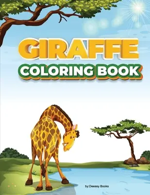 Kolorowanka z żyrafą - Giraffe Coloring Book