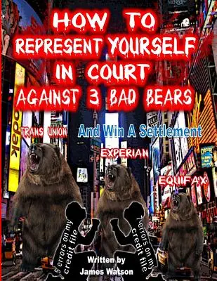 Jak reprezentować siebie w sądzie przeciwko 3 złym niedźwiedziom i wygrać ugodę: Wygraj ugodę przeciwko Trans Union, Experian, Equifax - How to Represent yourself in Court Against 3 Bad Bears And win A Settlement: Win A Settlement Against Trans Union, Experian, Equifax