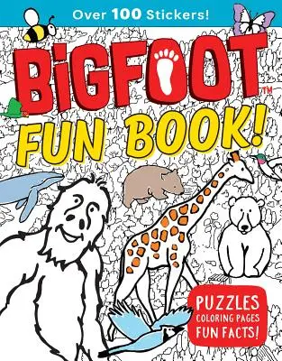 Bigfoot Fun Book! Zagadki, kolorowanki, zabawne fakty! - Bigfoot Fun Book!: Puzzles, Coloring Pages, Fun Facts!