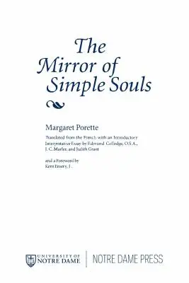 Zwierciadło prostych dusz - The Mirror of Simple Souls