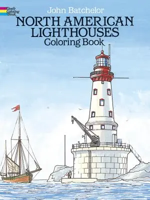 Kolorowanka z latarniami morskimi Ameryki Północnej - North American Lighthouses Coloring Book