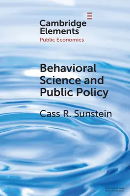 Nauki behawioralne i polityka publiczna - Behavioral Science and Public Policy