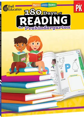 180 dni czytania dla przedszkolaków: Ćwicz, oceniaj, diagnozuj - 180 Days of Reading for Prekindergarten: Practice, Assess, Diagnose