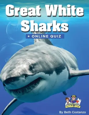 Książeczka z ćwiczeniami z żarłaczem białym dla dzieci w wieku 4-8 lat - Great White Shark Activity Book for ages 4-8 years of age