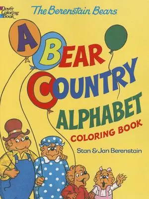 Kolorowanka z alfabetem o niedźwiedziach Berensztajnów - The Berenstain Bears -- A Bear Country Alphabet Coloring Book