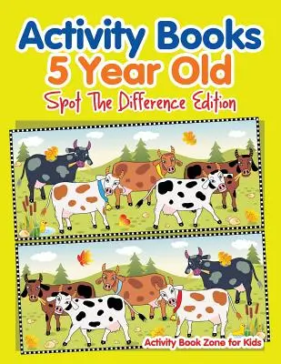 Książki aktywności 5-letnie Spot The Difference Edition - Activity Books 5 Year Old Spot The Difference Edition