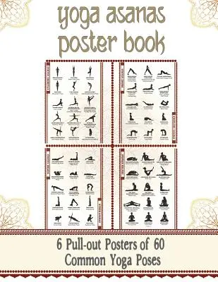 Yoga Asanas Chart Book: Ilustrowany wykres pozycji jogi z 60 pozycjami (aka pozycje, asany, pozycje) - nazwy pozycji w sanskrycie i języku angielskim - Gre - Yoga Asanas Chart Book: lllustrated Yoga Pose Chart with 60 Poses (aka Postures, Asanas, Positions) - Pose Names in Sanskrit and English - Gre