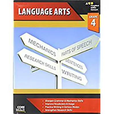 Podstawowe umiejętności językowe Zeszyt ćwiczeń Klasa 4 - Core Skills Language Arts Workbook Grade 4