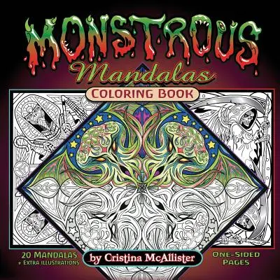 Kolorowanka z potwornymi mandalami - Monstrous Mandalas Coloring Book