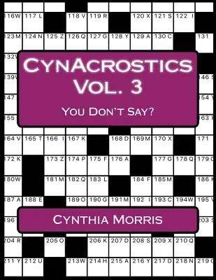 CynAcrostics Tom 3: Co ty nie powiesz? - CynAcrostics Volume 3: You Don't Say?