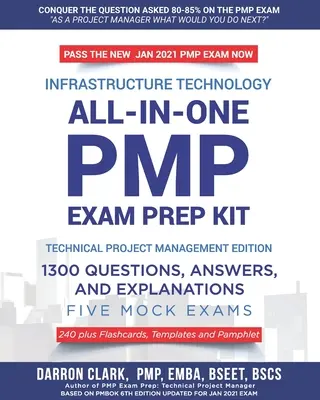 All-In-One PMP(R) EXAM PREP Kit, 1300 pytań, odpowiedzi i wyjaśnień, 240 plus fiszki, szablony i broszura zaktualizowane do egzaminu w styczniu 2021 r: Na podstawie - All-In-One PMP(R) EXAM PREP Kit,1300 Question, Answers, and Explanations, 240 Plus Flashcards, Templates and Pamphlet Updated for Jan 2021 Exam: Based