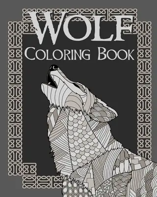 Kolorowanka z wilkiem - Wolf Coloring Book